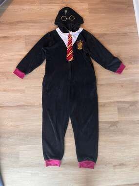 Harry Potter, Gryffindor Union Sleep Wear Comfort One Piece, Halloween, S/M